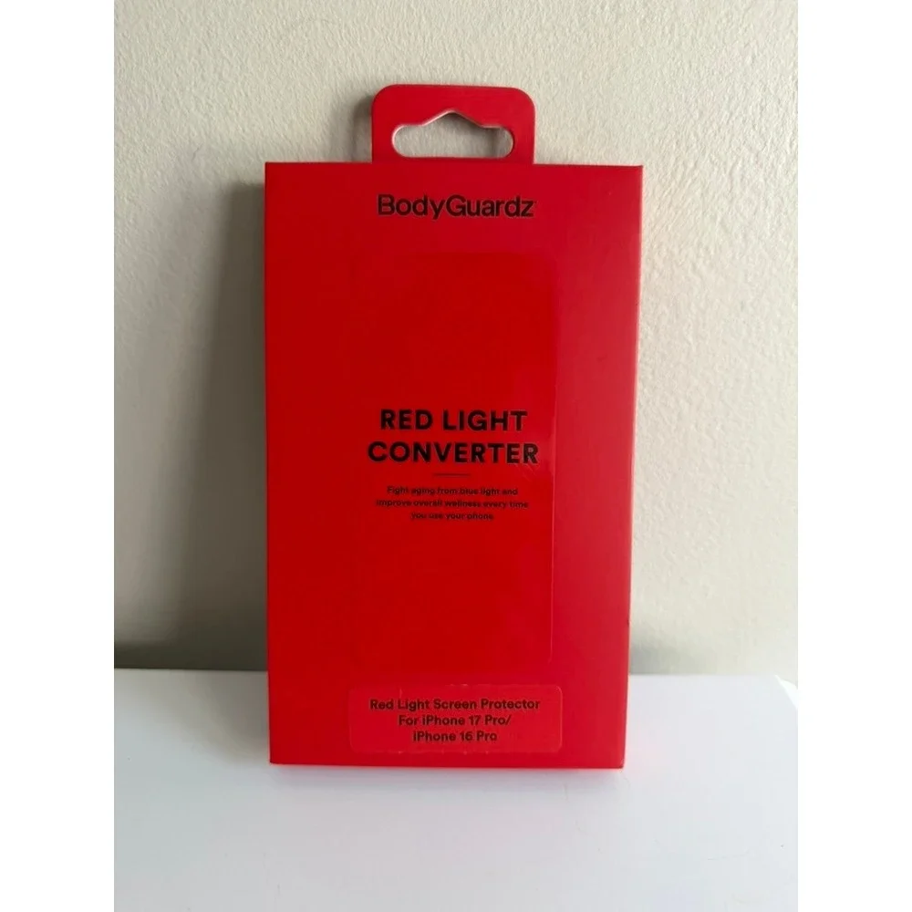 BodyGuardz Red Light Converter iPhone 17 Pro 16 Pro Screen Protector NWT